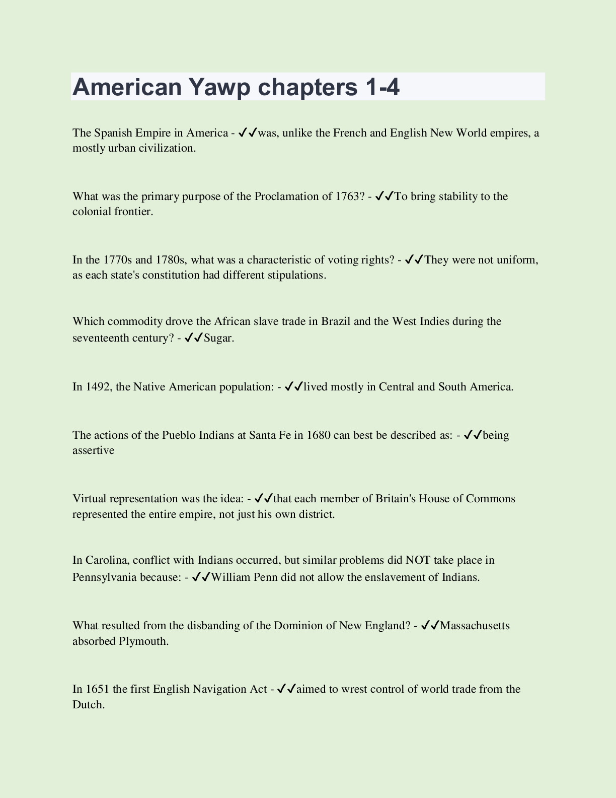 American Yawp chapters 14 Browsegrades